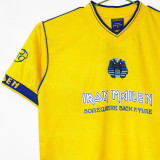 2008 West Ham X Iron Maiden Yellow Retro Jersey (Number 08)
