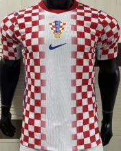 2026/27 Croatia Home Player Version Soccer Jersey 背下有格子