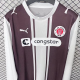 2026 ST Pauli Special Edition Fans Long Sleeve Soccer Jersey 圣保利