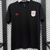 2026/27 Spain Black Casual Pure Cotton T-Shirt   T293