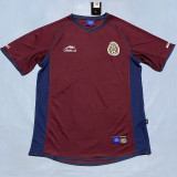 1998 Mexico Red Retro Soccer Jersey
