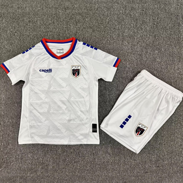 2026/27 Cabo Verde Away White Kids Soccer Jersey 佛得角