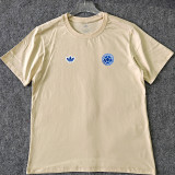 2026/27 Colombia Retro Style Pure Cotton T-Shirt 队微 蓝色