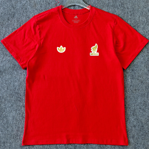 2026/27 Mexico Retro Style Pure Cotton T-Shirt 队微白边