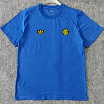 2026/27 Colombia Retro Style Pure Cotton T-Shirt 队微 黄色