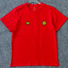 2026/27 Colombia Retro Style Pure Cotton T-Shirt 队微 黄色