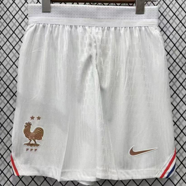 2026/27 France Home White Player Version Shorts Pants
