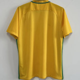 2016 Brazil Home Yellow Retro Soccer Jersey