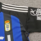 2026/27 Oviedo Blue And Black Retro Style Soccer Jersey