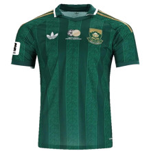 2026/27 South Africa Away Green Fans Soccer Jersey (Have Right Patch 有右臂章 白底黑字）