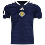 2026-27 Scotland  1:1 Quality Home Fans Soccer Jersey  (Have Right Patch 有右臂章 白底黑字）