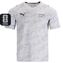 2026/27 New Zealand Home White Soccer Jersey  (Have Right Patch 有右臂章 黑底白字）
