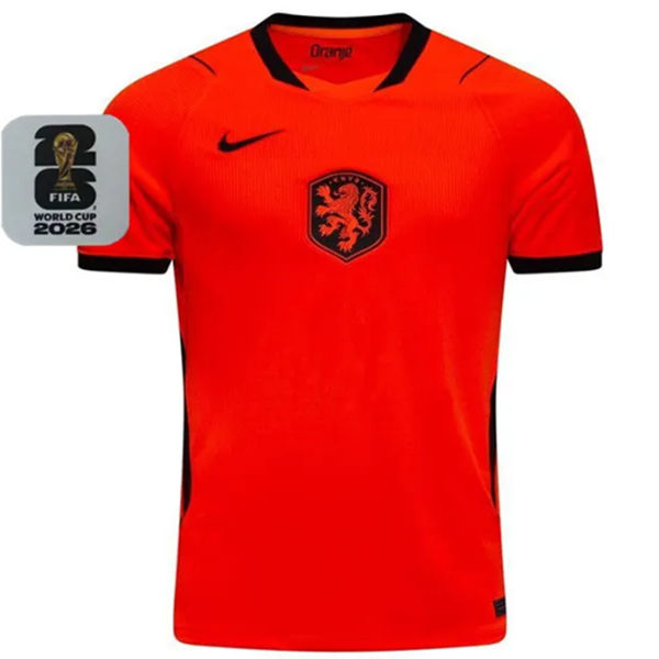 2026-27 NL Home 1:1 Quality Orange Fans Soccer Jersey (Have Right Patch 有右臂章 白底黑字）