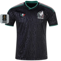 2026/27 Mexico 1:1 Quality Third Black Fans Soccer Jersey (Have Right Patch 有右臂章 白底黑字）