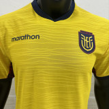2026/27 Ecuador Home Yellow Player Version Soccer Jersey
