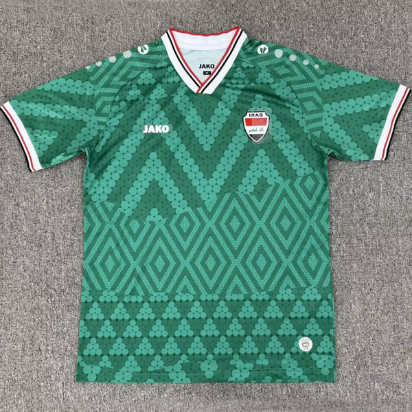 2026/27 Iraq  Away Green Fans Soccer Jersey
