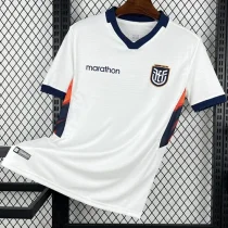 2026/27 Ecuador Away White Fans Soccer Jersey