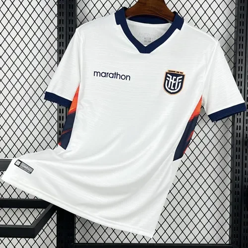 2026/27 Ecuador Away White Fans Soccer Jersey