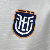 2026/27 Ecuador Away White Fans Soccer Jersey