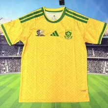 2026/27 South Africa Home Yellow Fans Soccer Jersey