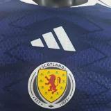 2026/27 Scotland Home Blue Player Version Soccer Jersey