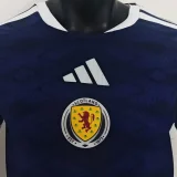 2026/27 Scotland Home Blue Player Version Soccer Jersey