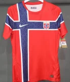 2026/27 Norway Home Red Player Version Soccer Jersey