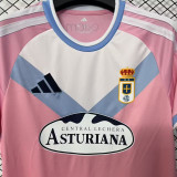 2026/27 Real Oviedo Third Pink Fans Soccer Jersey