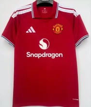 2026-27 M Utd 1:1 Quality Home Red Fans Soccer Jerse