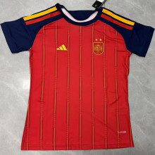 2026/27 Spain Home Red Women Soccer Jersey 女（2 Stars 2星）