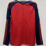 2026/27 Spain Home Red Fans Long Sleeve Soccer Jersey （2 Stars 2星）