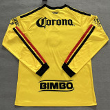 2026/27 Club America Home Yellow Fans Long Sleeve Soccer Jersey