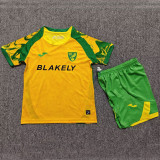 2026/27 Norwich Home Yellow Kids Soccer Jersey