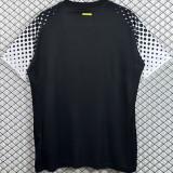 2010 Brazil Goalkeeper Black Retro Soccer Jersey