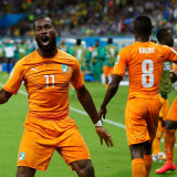 2014 Ivory Coast Home Orange Retro Soccer Jersey