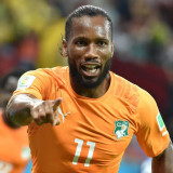 2014 Ivory Coast Home Orange Retro Soccer Jersey