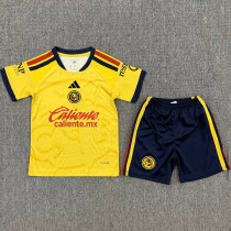 2026/27 Club America Home Yellow Kids Soccer Jersey