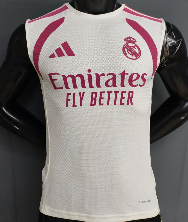 2026/27 RM Off-White Player Version Vest Jersey