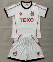 2026/27 Aberdeen Away White Kids Soccer Jersey 阿伯丁/ 阿拉丁