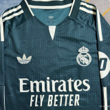 2026/27 RM Away Green Fans Long Sleeve Soccer Jersey