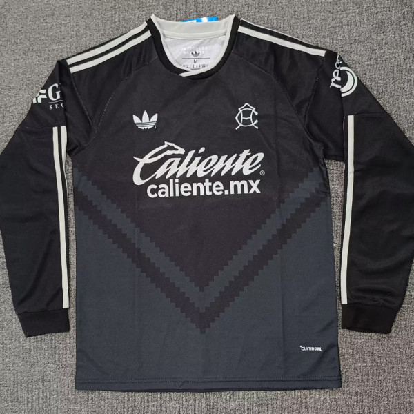 2026/27 Club America Away Black Fans Long Sleeve Soccer Jersey