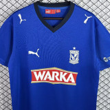 2008/2009 Lech Poznań Home Blue Retro Soccer Jersey