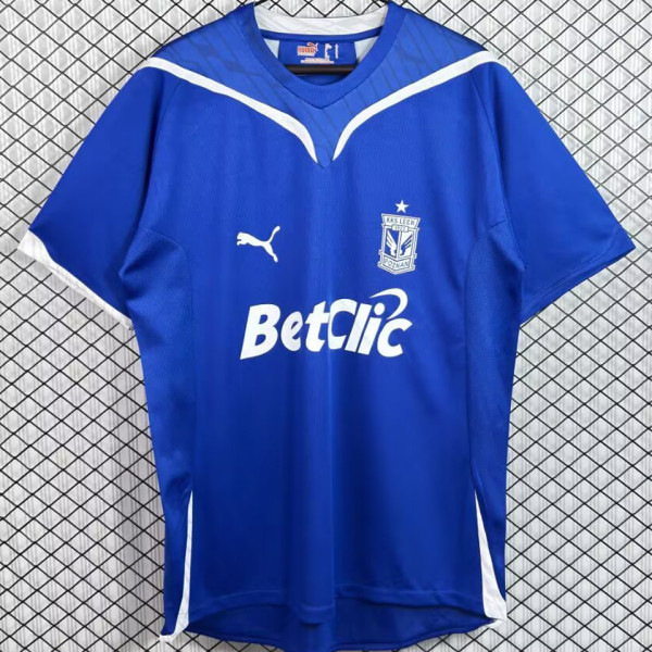 2009/2010 Lech Poznań Home Blue Retro Soccer Jersey