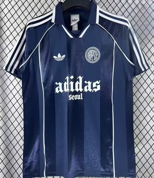 2026/27 AD Blue Retro Style Fans Soccer Jersey