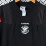 2026/27 Germany Black Cotton Retro Style T-shirt