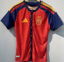 2026/27 Spain Home Red Baseball T-Shirt