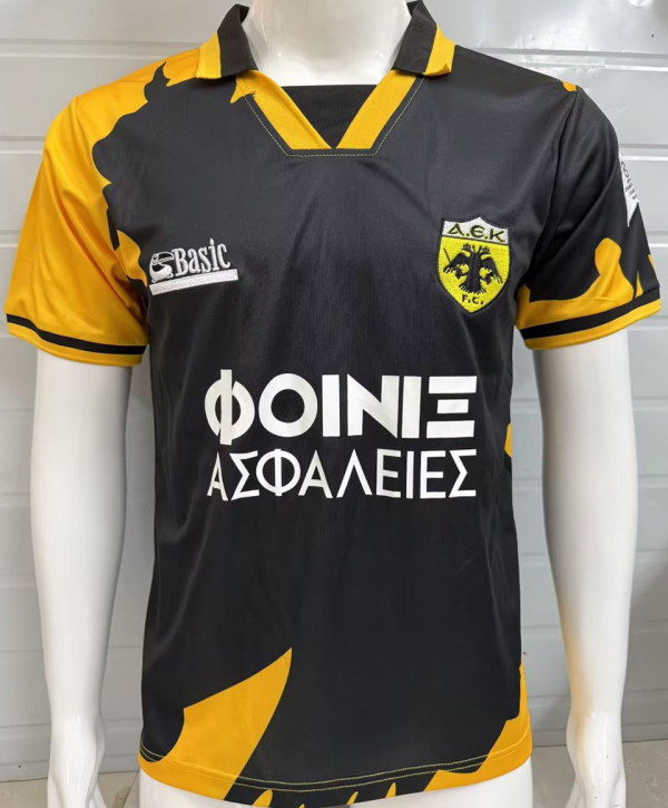 1994/1995 AEK Home UCL Version Retro Soccer Jersey