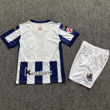 2026/27 Real Sociedad Home Kids Soccer Jersey