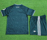 2026/27 RM Away Green Player Version Kids Soccer Jersey 球员版童装