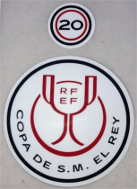 COPA DES.M.EL REY(RFEF)+20 Patch 西甲国王杯单+20小字章   (You can buy it alone OR tell us which jersey to print it on. )